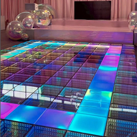 Éclairage de scène magnétique à succès, plancher de danse LED 3D pour la location d'événements, vente et fête de mariage