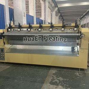 Nueva máquina plisada del fabricante HuaEn para bufanda chal volantes TR tela Plisse y Makhana para plantas de fabricación - Product Image 5