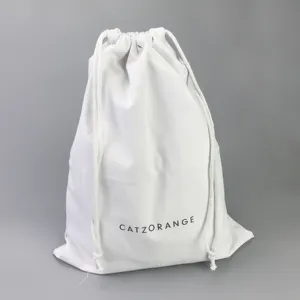 Drawstring Packaging Bag High Quality Custom Logo Dust Bags Shopping Packaging Drawstring Pouch