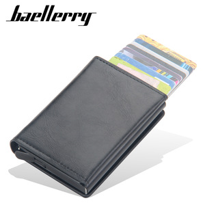 Baellerry Men's Card Holder Solid Color Zippered <b>RFID</b> Blocking Compact <b>Wallet</b> For Credit Cards Everyday Use - Product Image 2