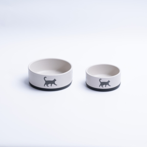 BESTCERA Maßgefertigter Siebdruck Katzen- und Hundemuster Zweifarbiger Keramik-Futternapf - Katzen- und Hunde-Keramik-Futterspender - Product Image 4