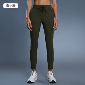 Pantalon de jogging brossé pour femme, coupe ample, amincissant, pour la gym, l'entraînement et la course à pied - Product Image 3