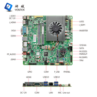 Placa Base Industrial Mini-ITX Intel I3-7100U I5-6300U I5-6200U DDR4 RJ45 LAN RS232 COM Win10/Linux para Escritorio