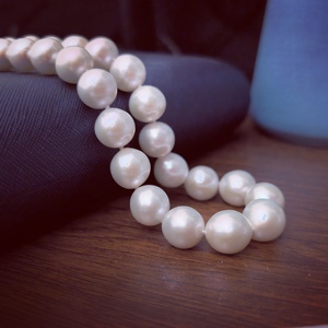 <span class=keywords><strong>Collana</strong></span> di <span class=keywords><strong>Perle</strong></span> Edison Rotonde <span class=keywords><strong>Grandi</strong></span> 11-13mm, Gioiello Finito, Lunghezza 45cm, Chiusura in Argento Sterling 925, <span class=keywords><strong>Collana</strong></span> ad Alta Lucentezza, Vendita all'Ingrosso - Product Image 2