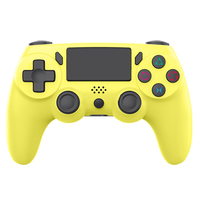 Joysticks en plastique YLW Double Vibration Shock Play 4 sans fil BT Game contrôleur de jeu sans fil pour manette Ps4