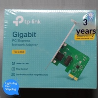 Tarjeta de Red Gigabit PCIe TP-Link TG-3468 V4, Adaptador con Cable de 1000M