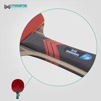 Raquette de tennis de table MOZURU, prix Chine, professionnelle, personnalisée, tournoi, 2, 4, 5, 7, 8 étoiles, premium, pro, ITTF, impression sur bois