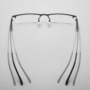 Marco <span class=keywords><strong>de</strong></span> titanio puro <span class=keywords><strong>de</strong></span> fábrica china para hombres, marco <span class=keywords><strong>de</strong></span> textura <span class=keywords><strong>de</strong></span> media caja, avanzada, para negocios y ocio - Product Image 5