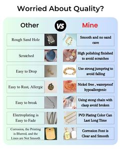 PDANY liontin cantik sederhana anggun, hiasan gantung menawan yang dapat disesuaikan dan unik untuk perhiasan - Product Image 6