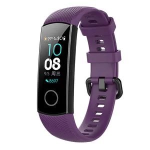 Dây Đeo Cổ Tay Silicon Cho Honor Band 5 Dây Đeo, Vòng Đeo Tay Thông Minh Vòng Đeo Tay Silicon Cho Huawei Honor Band 4 Dây Đeo