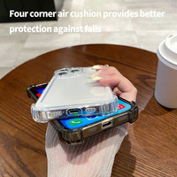 Coque de téléphone antichoc et anti-collision en TPU souple pour iPhone 17 Air 16 15 14 13 12 11 Pro Max
