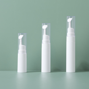 Dài vòi phun không có không khí bơm ống 5ml 10ml <span class=keywords><strong>15ml</strong></span> mỹ phẩm mắt chai kem xi lanh hình dạng rỗng PP nhựa Lotion chai chăm sóc da bao bì - Product Image 1