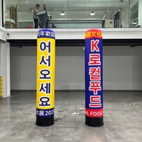 Pilier Gonflable Publicitaire pour Événements, Colonne Gonflable Oxford Hermétique, Modèle de Support Gonflable, Tube Artistique Gonflable avec Lumières