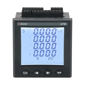 Acrel APM810 AC Multifunction Three Phase Energy Electric Smart Meter Secure RS485 MODBUS-RTU LCD Display