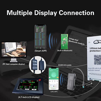 JIKONG BMS PCBA LCD3.2 Pantalla de 3.2 Pulgadas Comunicación RS485 Certificación CE ISO9001 FCC ROHS Energía Industrial y Doméstica