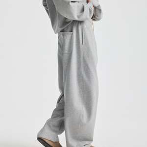 Pantalons de survêtement larges empilés personnalisés, pantalons de <span class=keywords><strong>jogging</strong></span>, pantalons de survêtement pour hommes, pantalons de survêtement en molleton français, pantalons de survêtement à jambe <span class=keywords><strong>large</strong></span>, pantalons de survêtement amples - Product Image 1