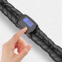 SANFAN – barre d'exercice musculaire en gros, barre pondérée, tige vibrante en fibre de verre, compteur Intelligent, barre élastique de Fitness