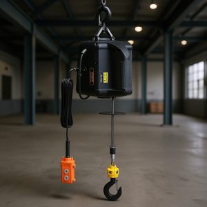 Vevor Electric Hoist 1100 Lbs 1500W 22.9 Ft Lift Height 13 Ft Min Speed Wireless <b>Control</b> Warehouse Crane - Product Image 2