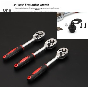 Chất lượng cao 46pcs Ratchet Wrench Set Screwdriver bits sửa chữa xe công cụ Kit tay-điện nguồn bảo trì hộp công cụ carbon cao - Product Image 6