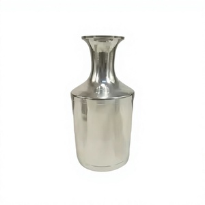 Maceta Moderna y Elegante de Aluminio para Mesa, Acabado Níquel, Mejor Precio, Nueva Llegada, Decoración para Bodas y Fiestas - Product Image 1