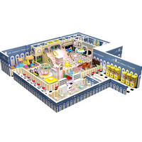 Aire de jeux intérieure personnalisée Aoleao Fantasy Arcade avec piscine à balles, toboggan et structure d'escalade pour enfants, jeux souples, grande capacité, multi-matériaux, CE TUV