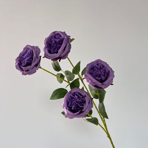 Lychee Rose Artificial <b>Flower</b> <b>Single</b> Branch Silk High Simulation Wedding Decoration - Product Image 2