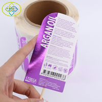 Étiquettes autocollantes en vinyle imperméable personnalisées avec logo, emballage de luxe écologique, étiquettes pour bouteilles, 100 pièces