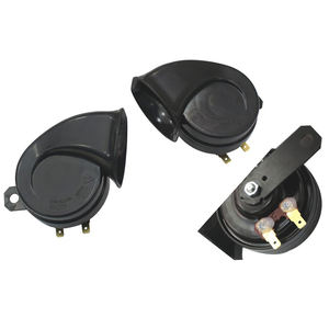 SP104013 Kit Klakson Mobil Elektrik Universal Tahan Air untuk Semua Kendaraan 12V Hitam - Product Image 1