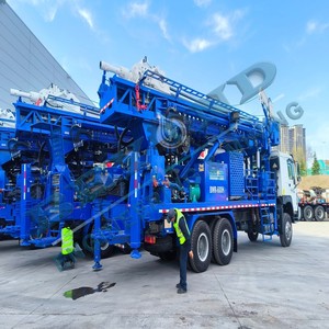 Trivella Rotante Automatica Diesel da 450m per Pozzi d'Acqua con Cuscinetti e Riduttore, Montata su Rimorchio per Perforazione di Pozzi - Product Image 4