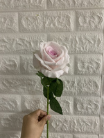 Roses artificielles rouges les plus vendues, décoration de fête, roses en velours, branche de rose à tête unique pour événement