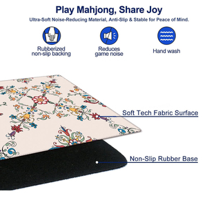 Q Y Tapis de Mahjong Américain Automatique Pliable Logo Personnalisé Microfibre Caoutchouc Naturel Housse de Table Source d’Usin - Product Image 6