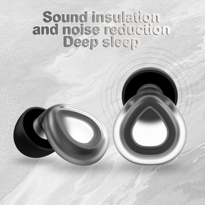 聴覚保護CE認定再利用可能シリコーン耳栓ソフト睡眠いびきノイズキャンセル安全 - Product Image 3