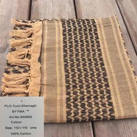 Écharpes arabes en coton musulman, écharpe de randonnée coupe-vent pour hommes et femmes