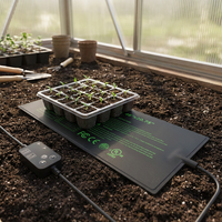 Tapis chauffant imperméable pour semis, coussin chauffant pour la germination des plantes, tapis chauffant pour la germination des graines hydroponiques, pour le jardinage en serre
