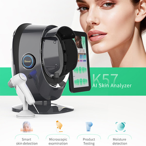 Analyseur de peau 3D K57 AI avec <span class=keywords><strong>scanner</strong></span> facial, prise en charge WIFI, analyse des soins de la peau, testeur de rides et d'acné, appareil d'analyse cutanée IA - Product Image 1