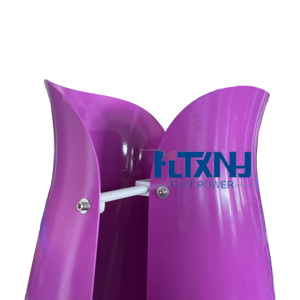 Generador Eólico de Baja Velocidad FLTXNY con Diseño de Tulipán, Eje Vertical en Espiral - Product Image 3