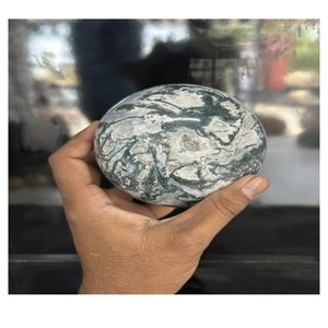 Sphère de guérison en agate mousse de qualité supérieure, sculptée, décoration d'intérieur, cadeau pour la fête des mères - Product Image 5