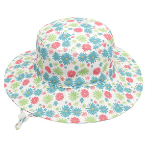 Nouveau bébé chapeau <span class=keywords><strong>de</strong></span> soleil plage chapeaux <span class=keywords><strong>de</strong></span> <span class=keywords><strong>bain</strong></span> UPF <span class=keywords><strong>50</strong></span> + été seau chapeau enfants infantile large bord couleur unie casquette réglable - Product Image 6