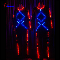 Costume de danse lumineux LED RGB de haute qualité, vêtements lumineux pour spectacle sur scène, boîte de nuit, rave, festival, fête, performance