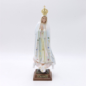 Tượng Đức Mẹ Fatima 9 inch, tượng nhỏ Đức Mẹ Maria, tượng thờ đạo Thiên Chúa giáo - Product Image 2