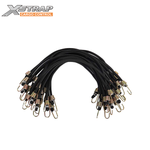 Cordon élastique XSTRAP avec crochet en J, 18 pouces, corde élastique en nylon haute résistance, résistance à la rupture de 70 kg, certifié GS/TUV pour camion de fret, moto - Product Image 2