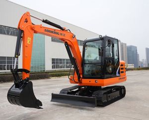 Mini-pelleuse sur chenilles CDM6060W G4 5,8 tonnes, équipement de construction haute efficacité avec moteur de pompe et boîte de vitesses PLC pour travaux routiers - Product Image 2