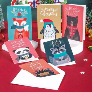 Giáng sinh thẻ in ấn với biểu tượng tùy chỉnh Cảm ơn bạn Thẻ quà tặng với phong bì - Product Image 3