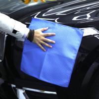 Serviette gaufrée en microfibre tricotée à séchage rapide, sans peluches, 80/20, écologique, très absorbante, 40x40cm, pour le detailing automobile, la cuisine et le nettoyage des vitres