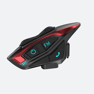 Intercomunicador inalámbrico para casco, altavoz para auriculares, Shark 02, soporte dúplex completo, 2 personas, distancia de 1000 metros - Product Image 1