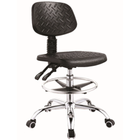 Foshan usine levage ergonomique PU surface statique résister pivotant ESD siège tabouret chaise de laboratoire en vente