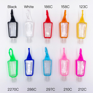 다채로운 실리콘 홀더와 병 다양한 색상의 30ML 참신 손 소독제 젤 스톡 - Product Image 1