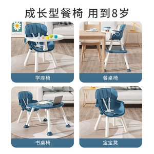 เก้าอี้เด็กปรับระดับได้ พลาสติกอเนกประสงค์ สำหรับทานอาหาร 0-12 เดือน - Product Image 2