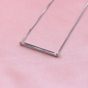 Woman Minimalist Jewelry Collar Plata 925 Minimalist Necklace 925 Sterling <strong>Silver</strong> bar Necklace <strong>Silver</strong> <strong>Choker</strong> - Product Image 4