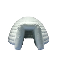 Dôme igloo gonflable en PVC blanc personnalisé pour événements en plein air